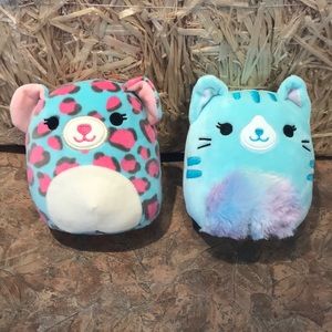 Squishmallows Perfect Pair of Kellytoy plush animals